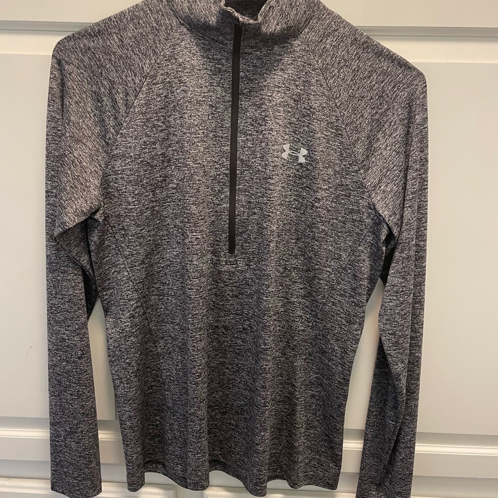Under Armour Charcoal Gray HeatGear Pullover